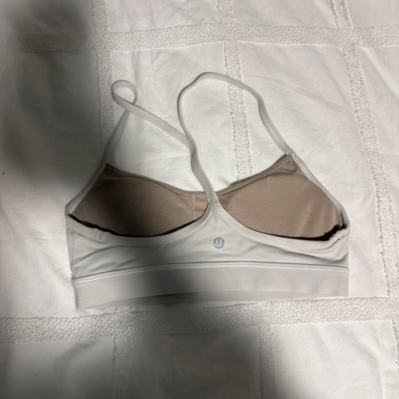 Lululemon Longline Sports Bra – White Size 4 | Lightly worn - Picture 2 of 2
